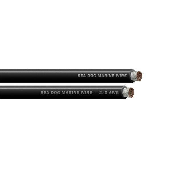Sea-Dog 2/0 AWG Black Battery Cable - 25'