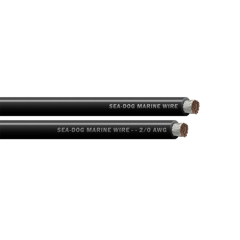 Sea-Dog 2/0 AWG Black Battery Cable - 100'