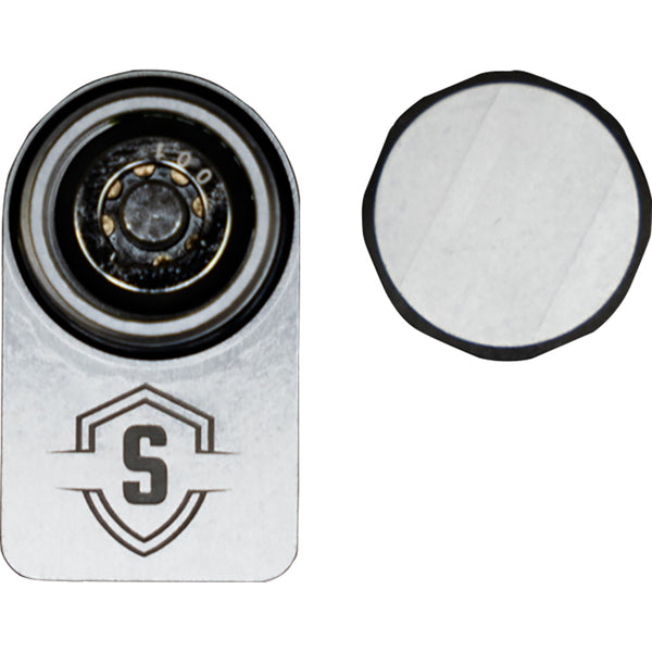 Secure Outdoors Elite Lock - Single - Minn Kota QRB - Silver