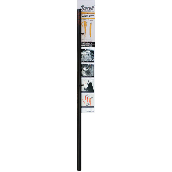 Spiroll Rope Protector Black f/Lines 1/2" & Greater