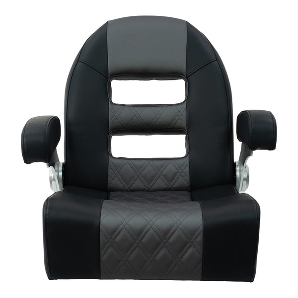 Springfield Console Helm Flip-Up - Black-Grey