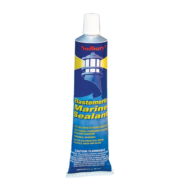 Sudbury Elastometric 3 oz (89ml) Sealant Tube - White