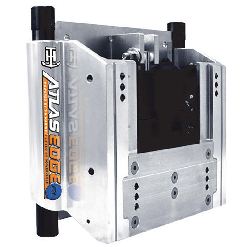 T-H Marine ATLAS™ EDGE 4" Set Back Hydraulic Jack Plate - Standard - Polished