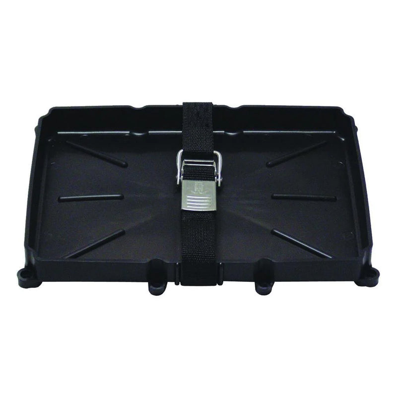 T-H Marine 24 Series Battery Holder Tray w/Stainless Buckled Strap