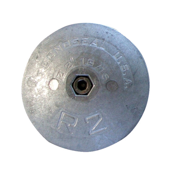 R2AL Rudder Anode - Aluminum - 2-13/16" Diameter