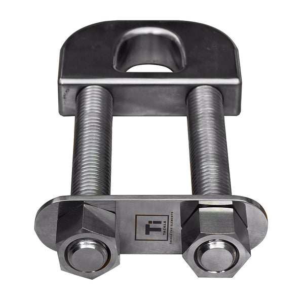 Ti-Tackle Titanium Transom D Ring - 6" Long Stud
