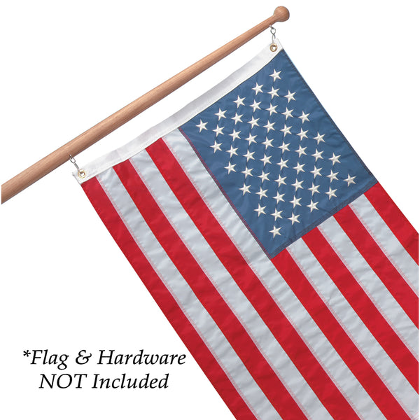 Whitecap Teak Flag Pole - 30" - 1" Base Diameter