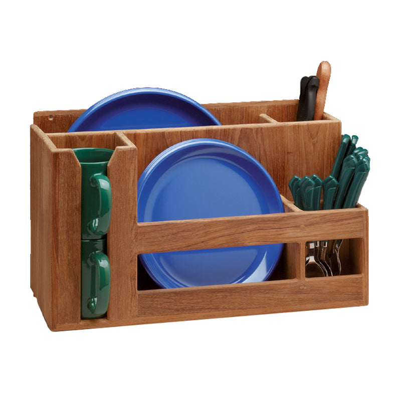 Whitecap Teak Dish/Cup/Utensil Holder